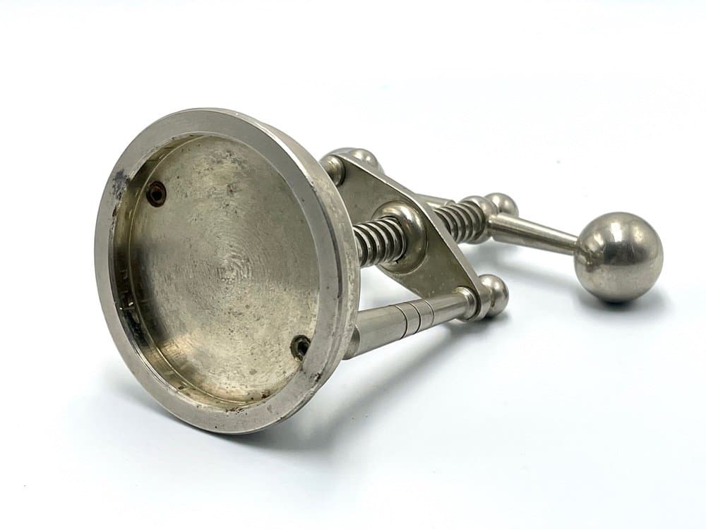 Dziadek do orzechów Art déco, mosiądz srebrny, Polska, lata 40. - 156980