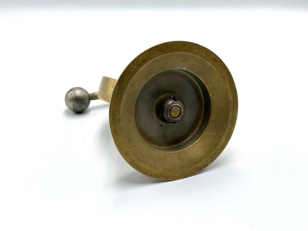 Dziadek do orzechów Art déco, złoty, mosiądz, Polska, lata 40. - 156988