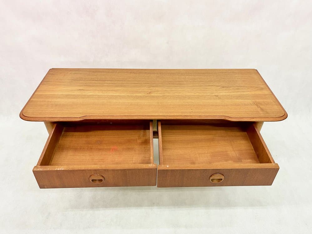 Stolik kawowy, teak brązowy, Niemcy, lata 60. - 157014