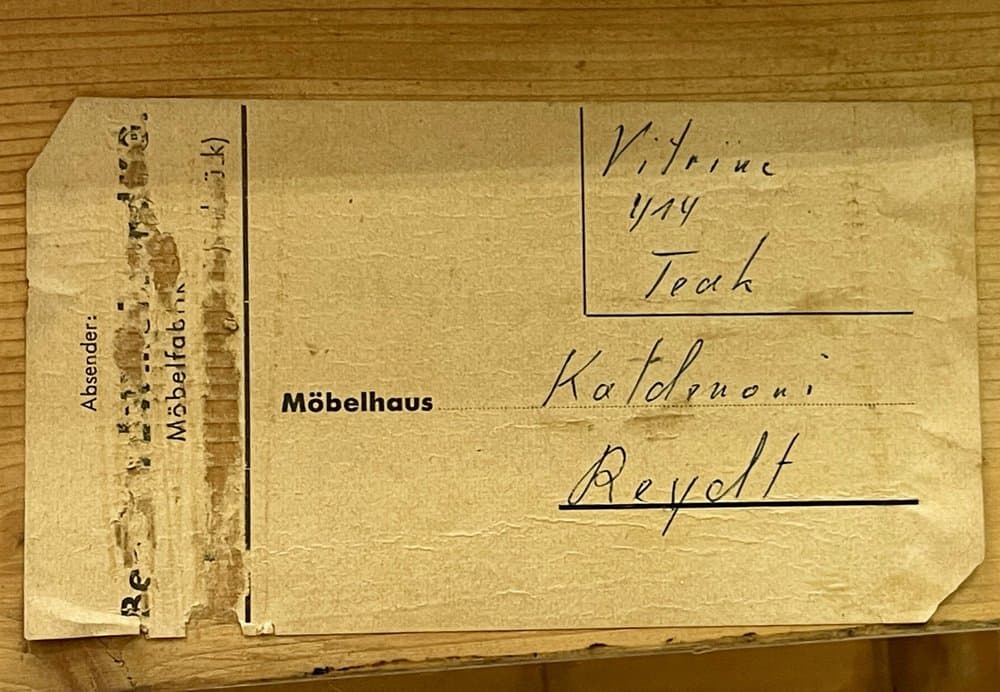 Stolik kawowy, teak brązowy, Niemcy, lata 60. - 157009