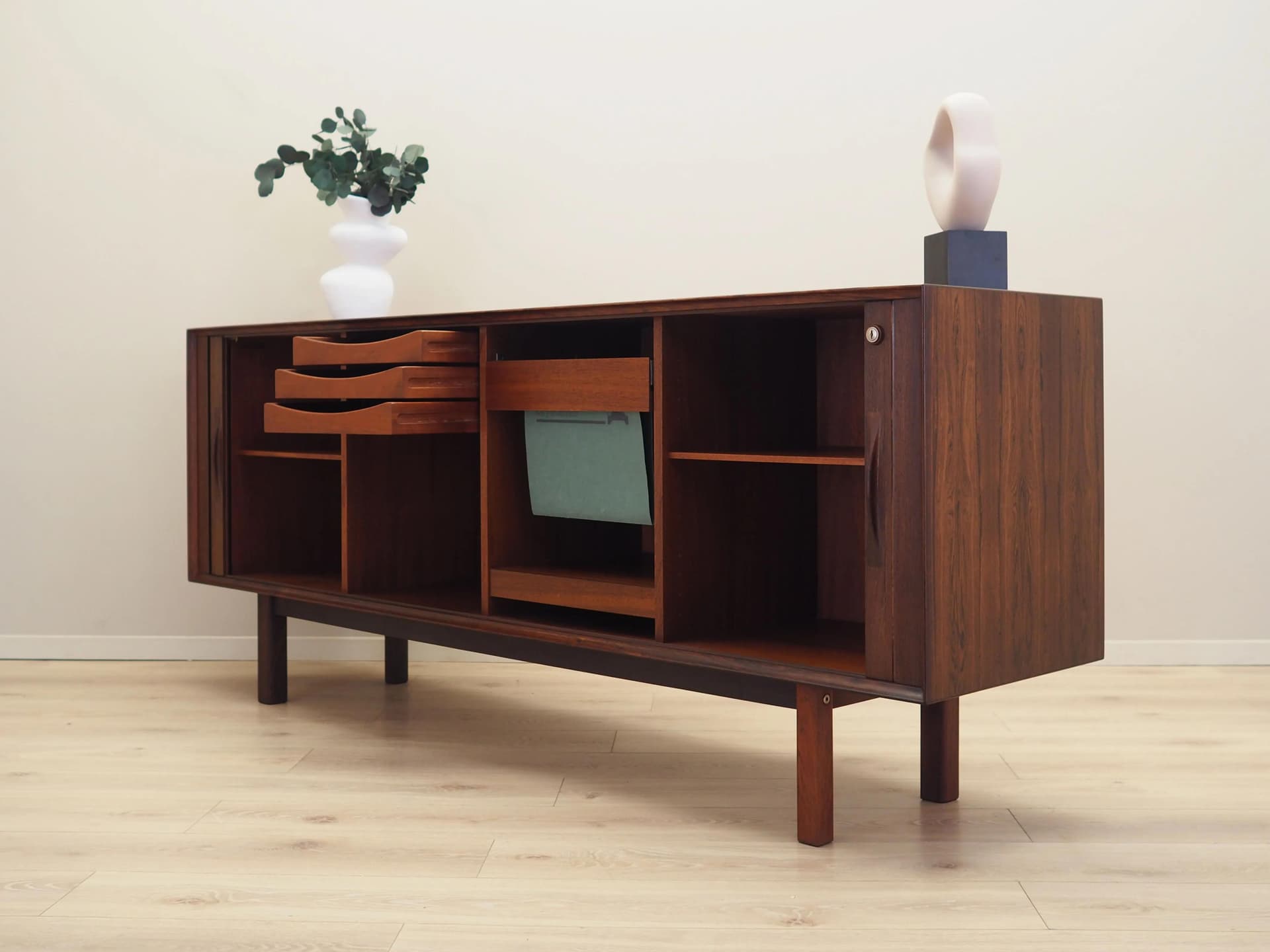 Sideboard, brown rosewood, by A. Vodder, for Sibast, Denmark, 1960s. - 9874
