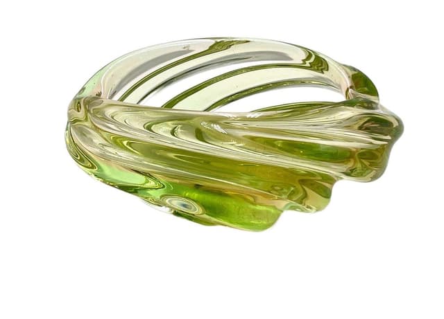 Bowl Andromeda No 5637, multicolor glass, Czech Republic, 1960s. - DIMENSION