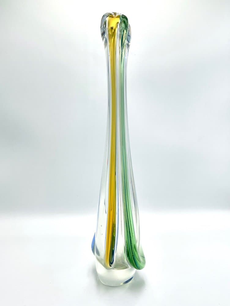 Wazon Rhapsody, multikolor, szkło, proj. F. Zemek, Czechy, lata 60. - 157223
