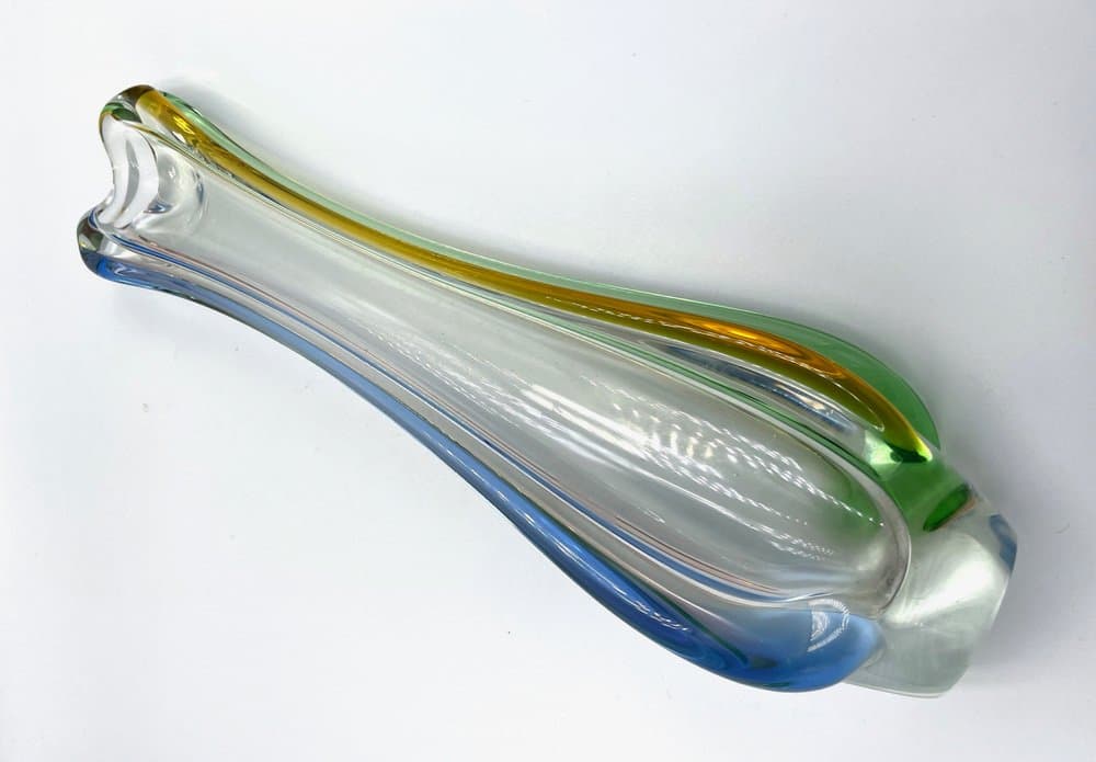 Wazon Rhapsody, multikolor, szkło, proj. F. Zemek, Czechy, lata 60. - 157222