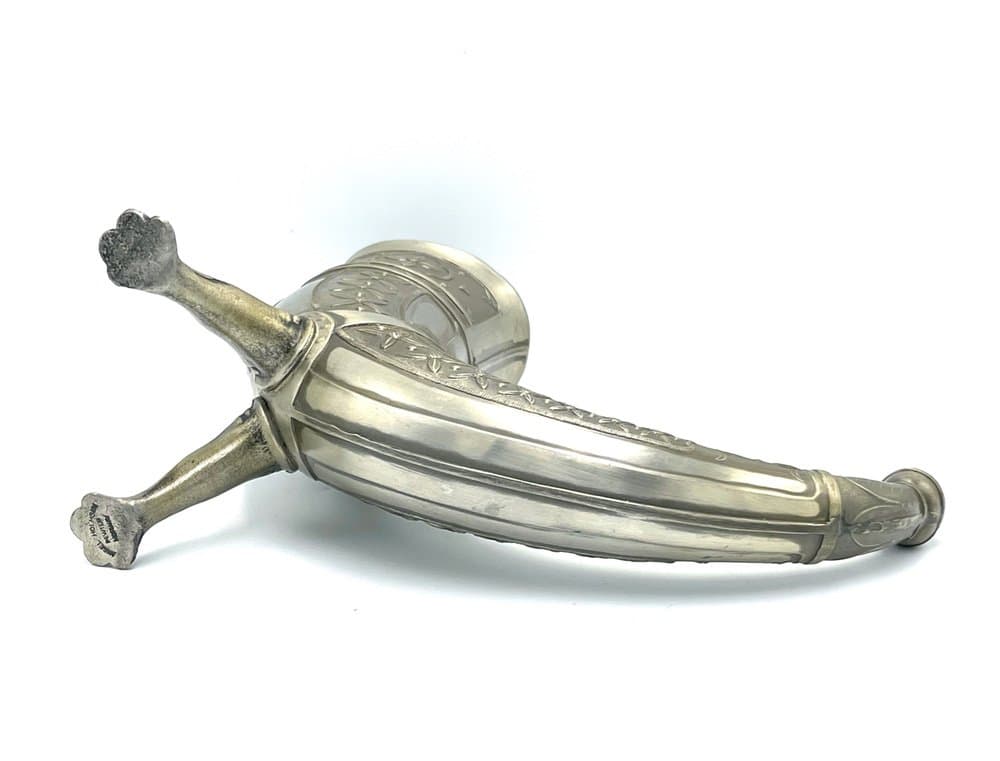Drinking horn, silver, tin, by A. Holmsen, Norway, 1920s. - 157248