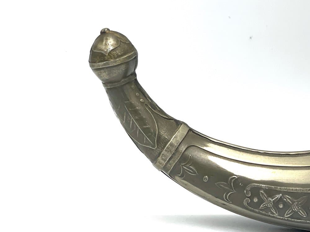 Drinking horn, silver, tin, by A. Holmsen, Norway, 1920s. - 157249
