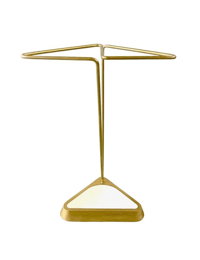 Stojak na parasole, złoty, mosiądz, Austria, lata 60. - WYMIARY