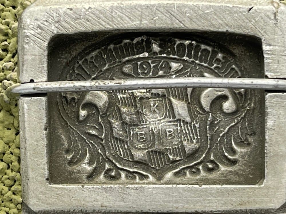 Relief ścienny, Volkskunst Rottal Inn, srebrny, cyna, Niemcy, lata 70. - 157281