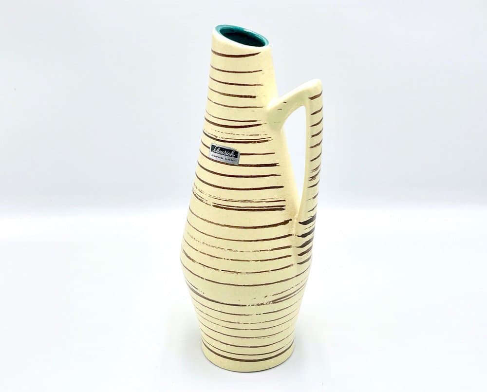 Wazon 271/22, beżowy, ceramika, proj. H. Siery, Niemcy, lata 60. - 157306