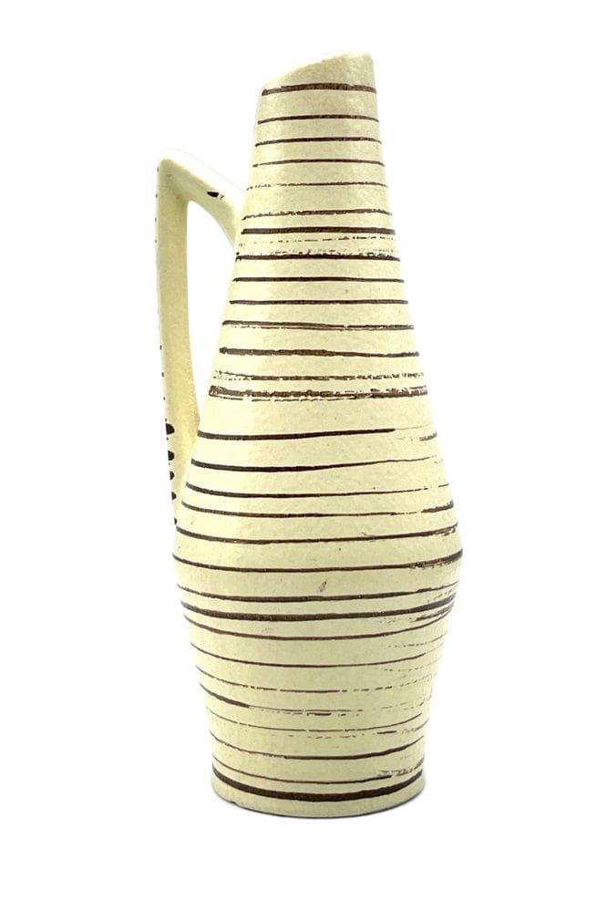 Wazon 271/22, beżowy, ceramika, proj. H. Siery, Niemcy, lata 60.