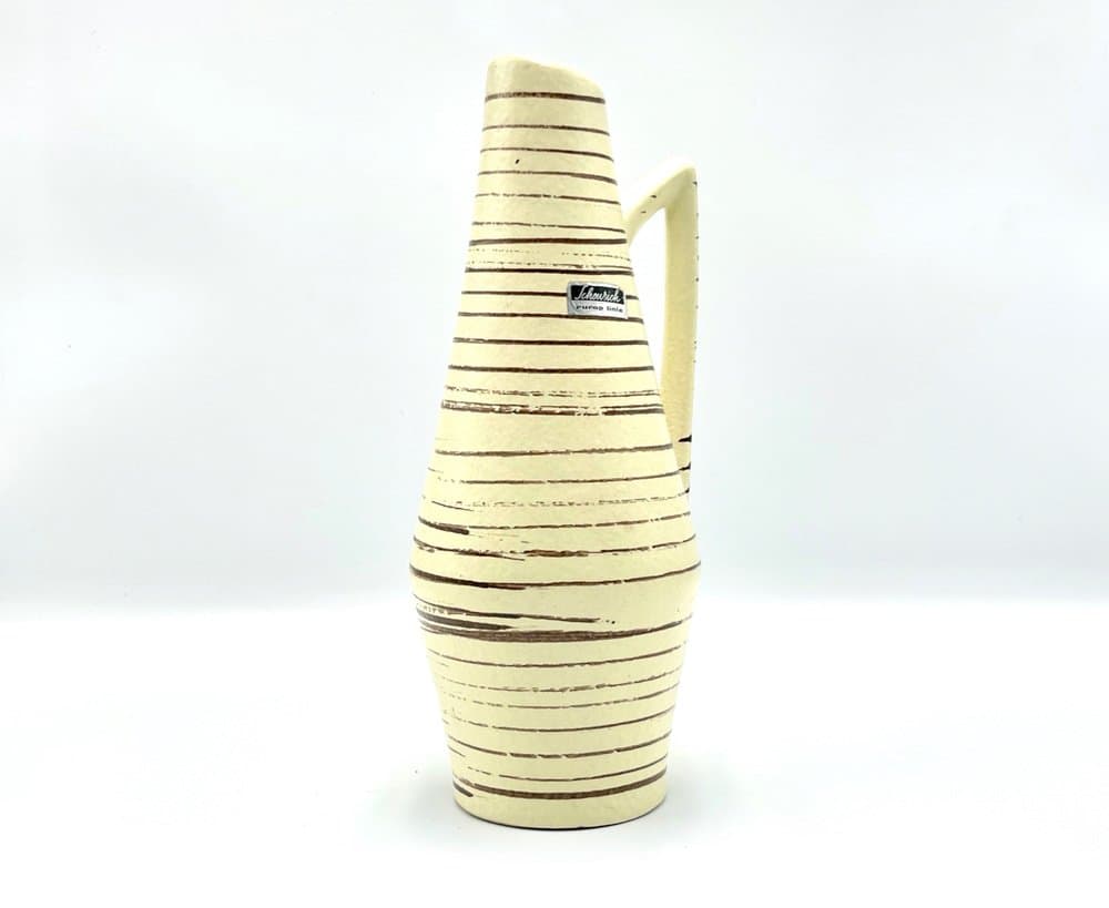 Wazon 271/22, beżowy, ceramika, proj. H. Siery, Niemcy, lata 60. - 157305