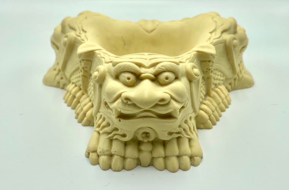 Popielniczka Foo Dog, kość słoniowa, Chiny, lata 60. - 157383