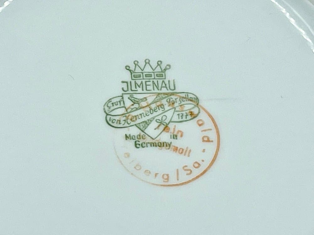 Decorative Plate New Look, multicolor porcelain, Ilmenau Graf Von Henneberg, Germany, 1960s - 157408