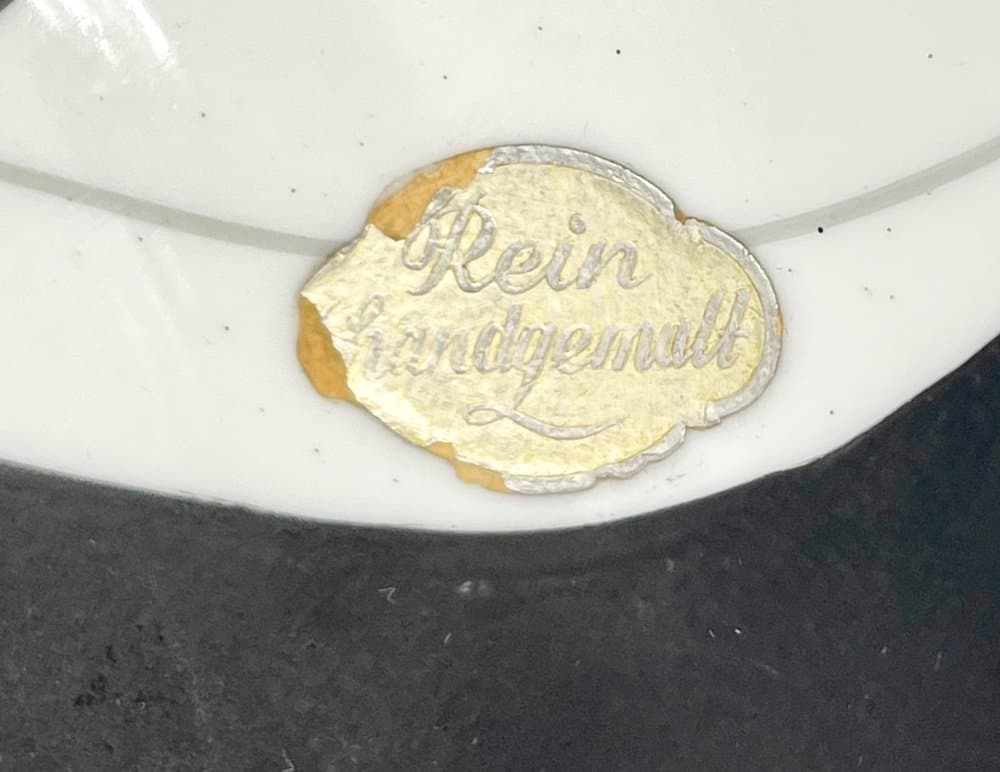 Decorative Plate New Look, multicolor porcelain, Ilmenau Graf Von Henneberg, Germany, 1960s - 157410