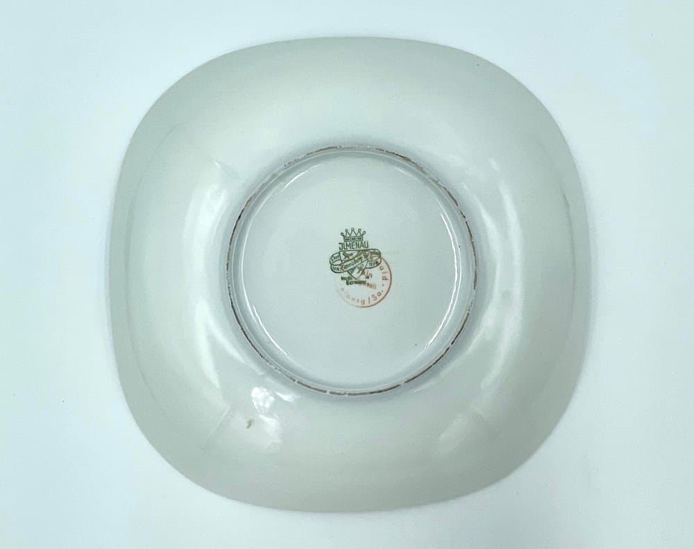 Decorative Plate New Look, multicolor porcelain, Ilmenau Graf Von Henneberg, Germany, 1960s - 157409