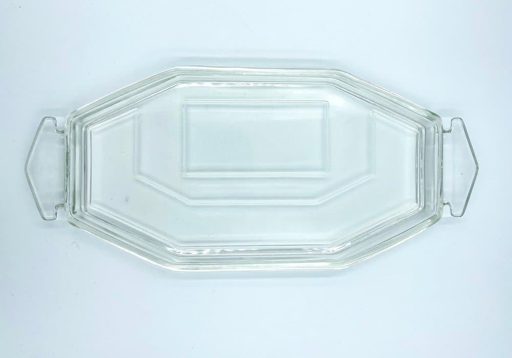 Taca Art Deco, transparent, szkło, lata 30. - 157458