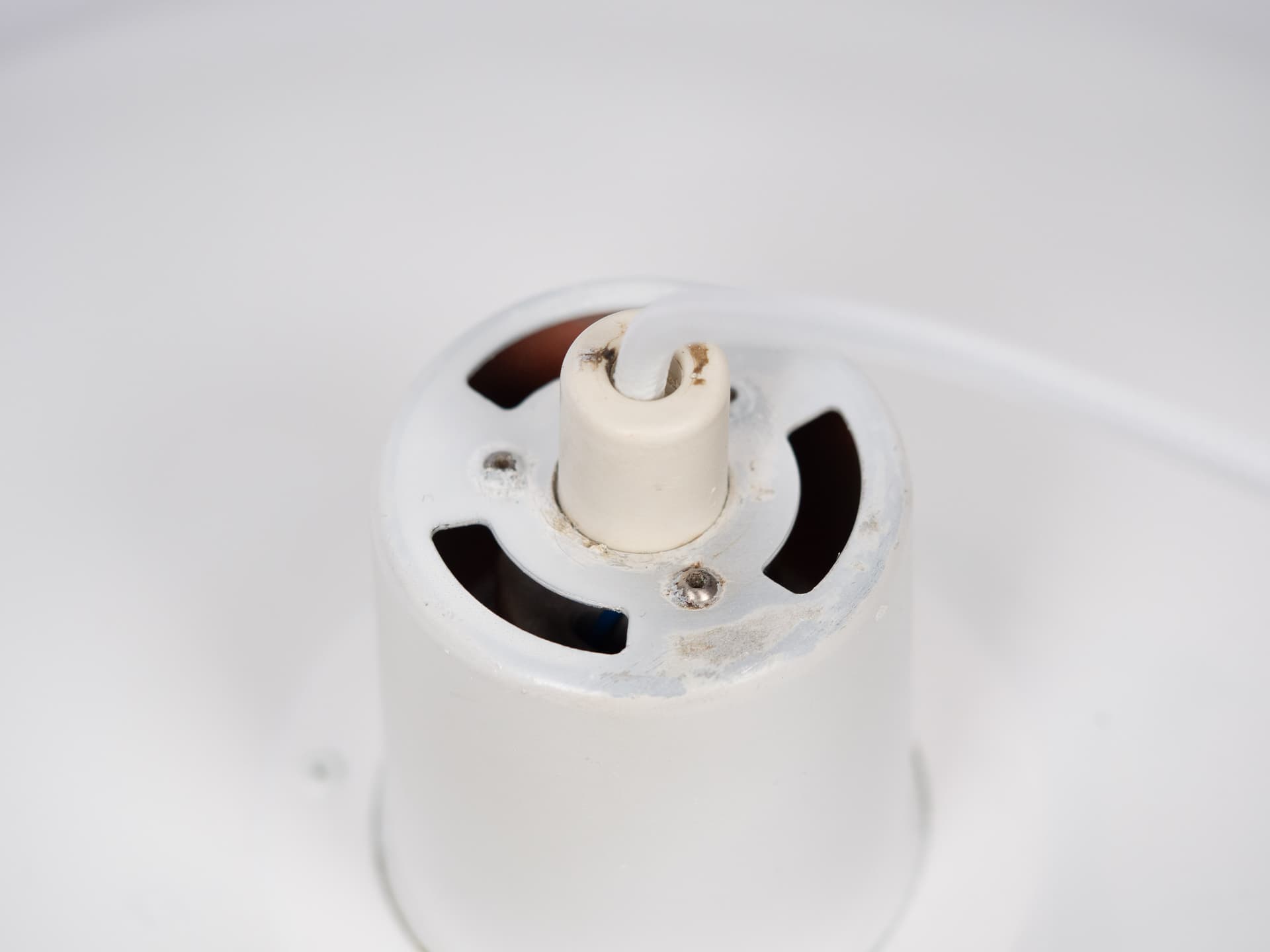 Biała lampa wisząca PH 4/3, proj. P. Henningsen dla Louis Poulsen, Dania, lata 60. - 143457