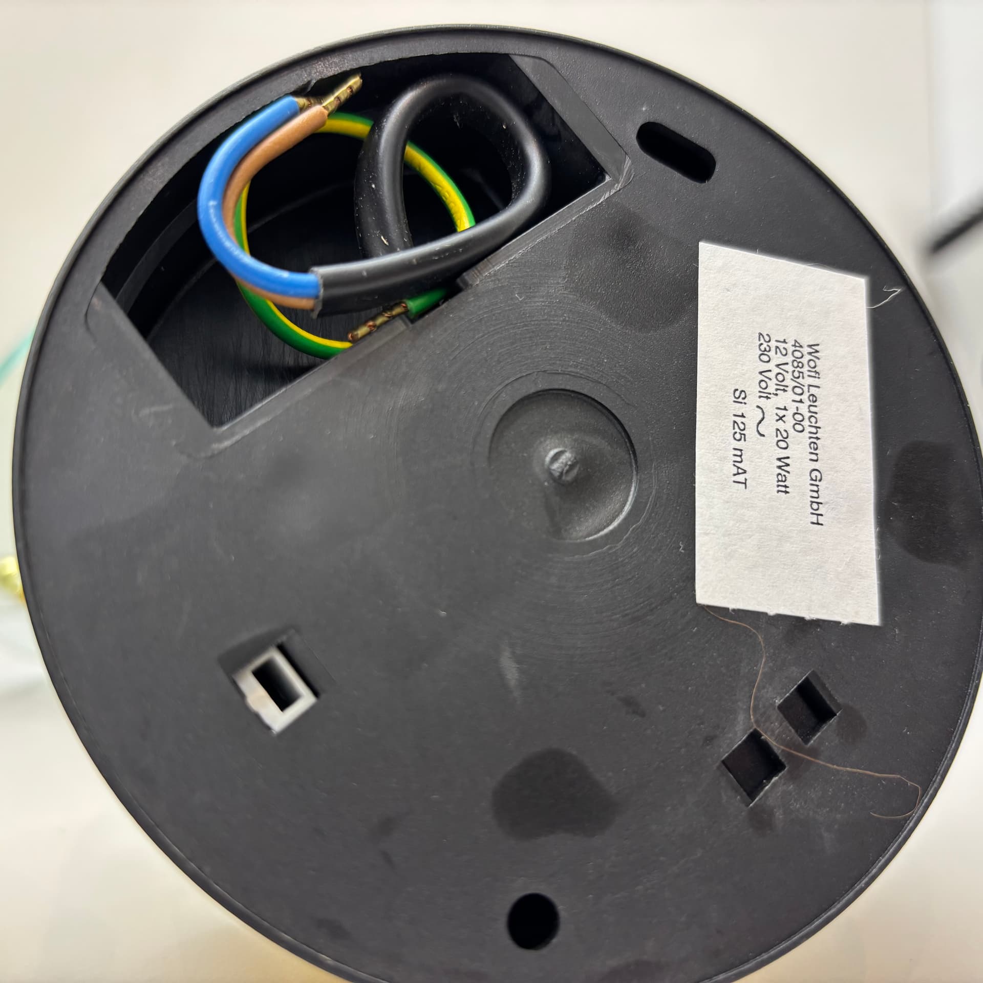 Pair of wall lights, golden brass, Wofi Leuchten, Germany, 1990s. - 143474