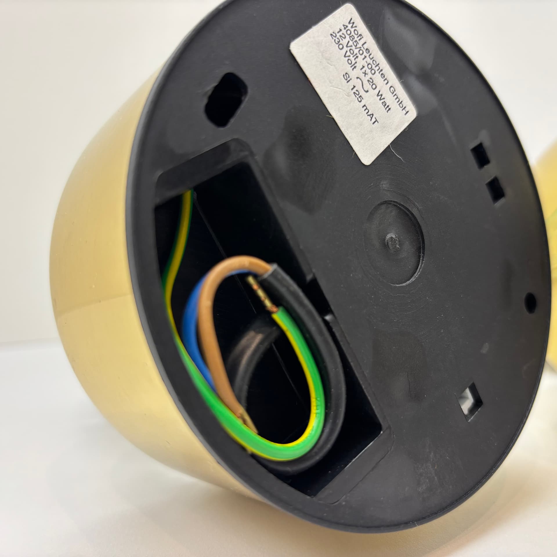 Pair of wall lights, golden brass, Wofi Leuchten, Germany, 1990s. - 143468