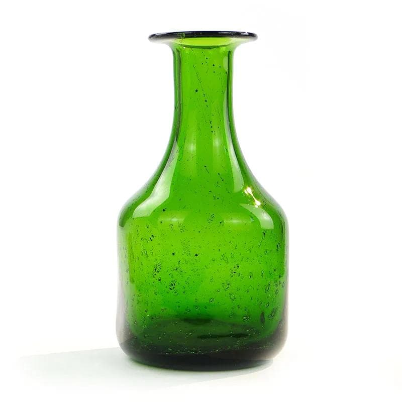 Wazon-butla Antico, zielony, szkło, proj. Z. Horbowy, Polska, lata 70. - 9997