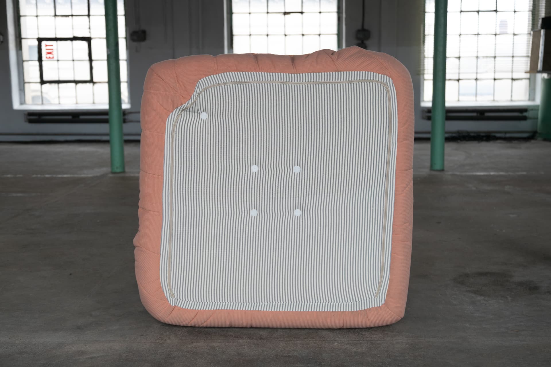 Narożnik Togo, cord różowy - 143949