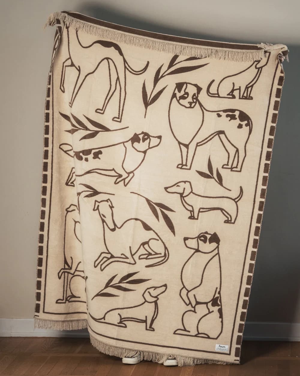 Koc Pawfect 200x150 cm beżowo-brązowy, Feum - 147591