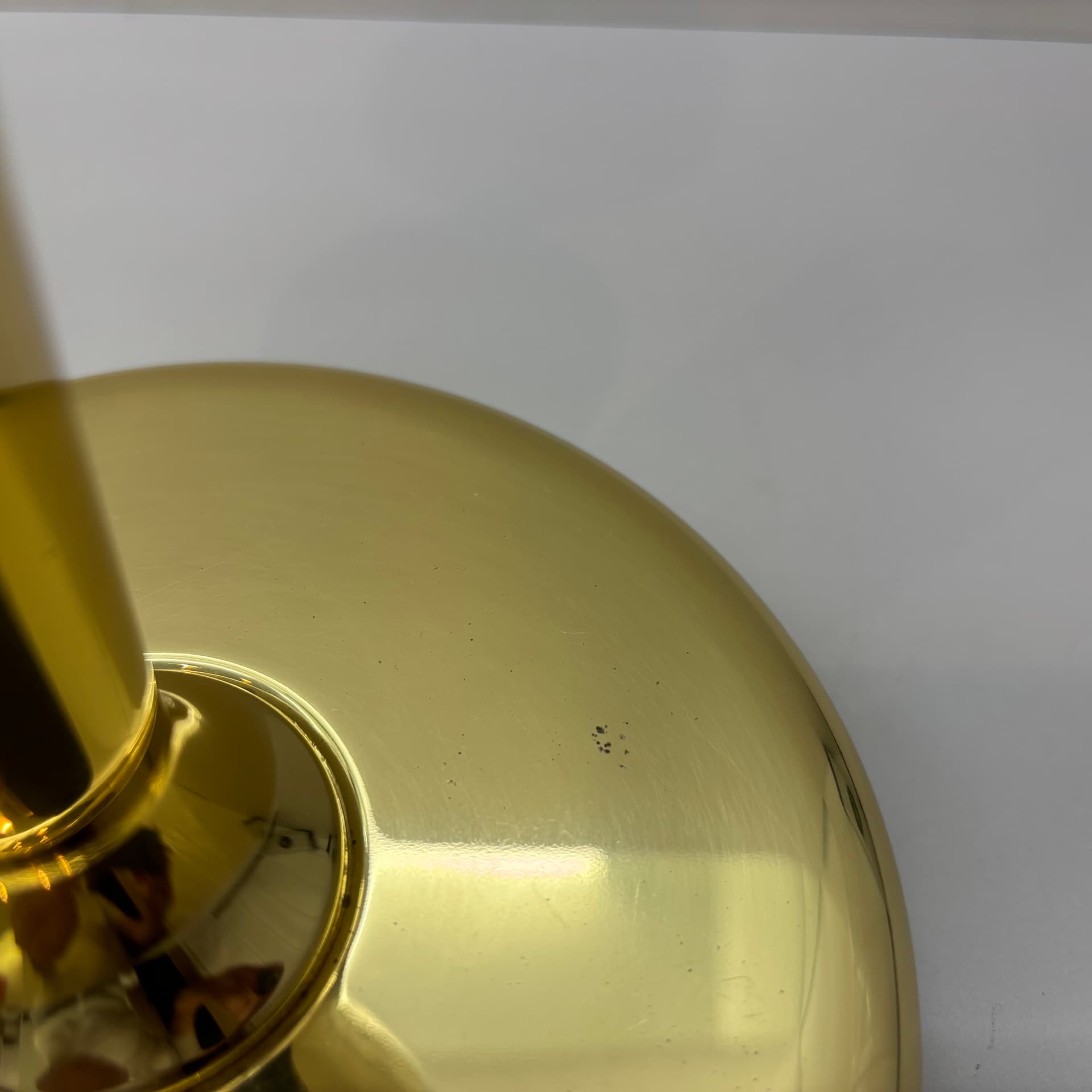 Para lamp nocnych, złoty, mosiądz, Bankamp Leuchten, Niemcy, lata 80. - 149566