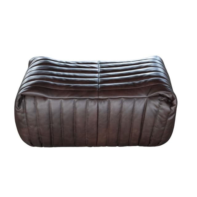 Podnóżek Sandra, brązowy, proj. A. Hiéronimus, Ligne Roset, lata 70. - WYMIARY