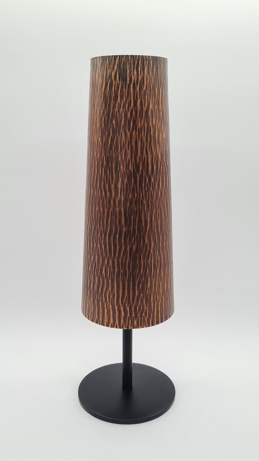 Wazon brutalistyczny, miedź, stal czarna, Niemcy, lata 60. - 158118