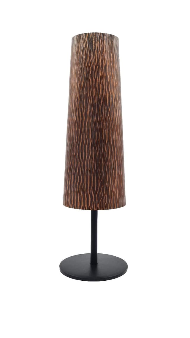 Wazon brutalistyczny, miedź, stal czarna, Niemcy, lata 60. - WYMIARY