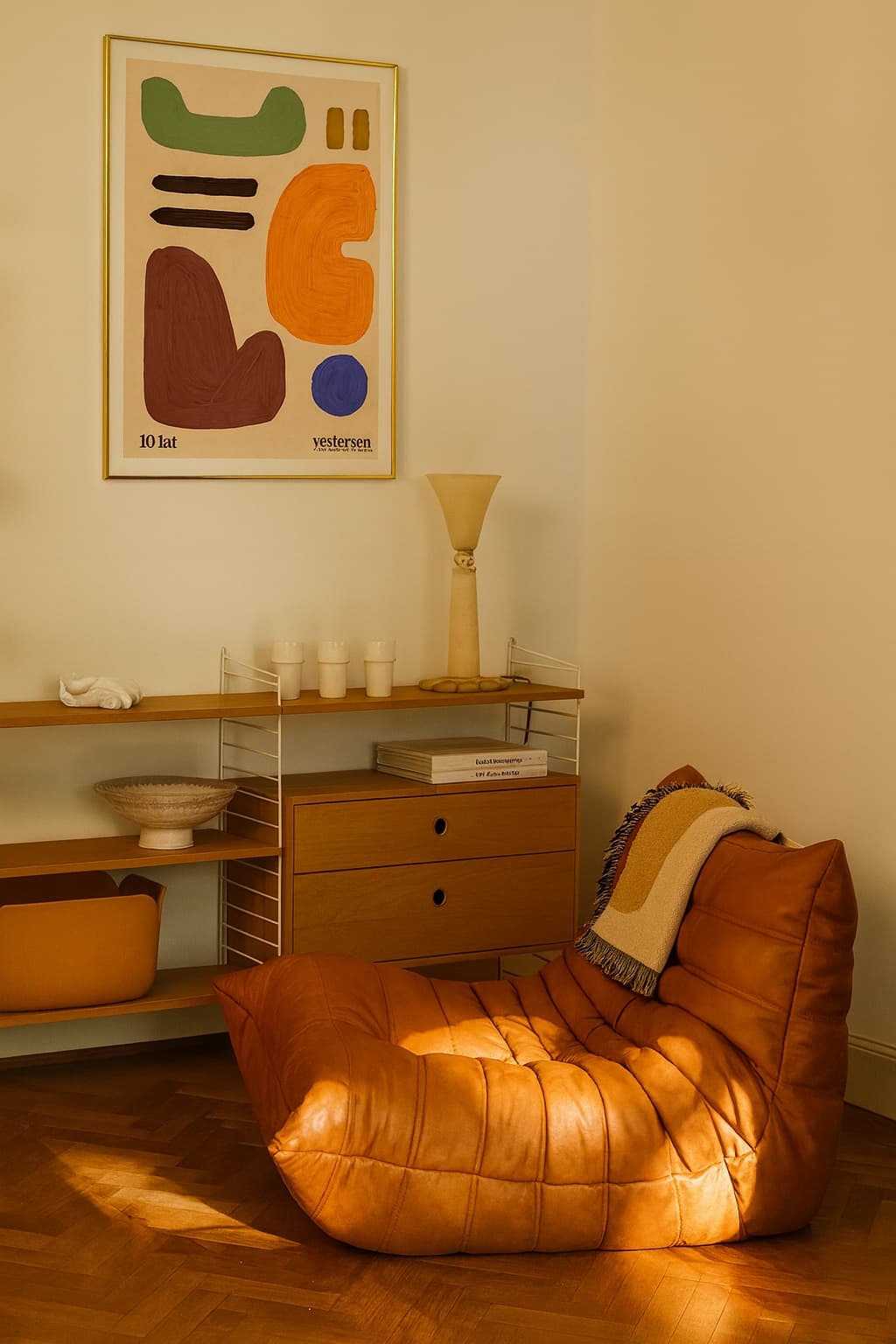 Plakat 10 lat yestersen, 50x70 cm, aut. K. Jasińska, GRA-FIKA - 158384