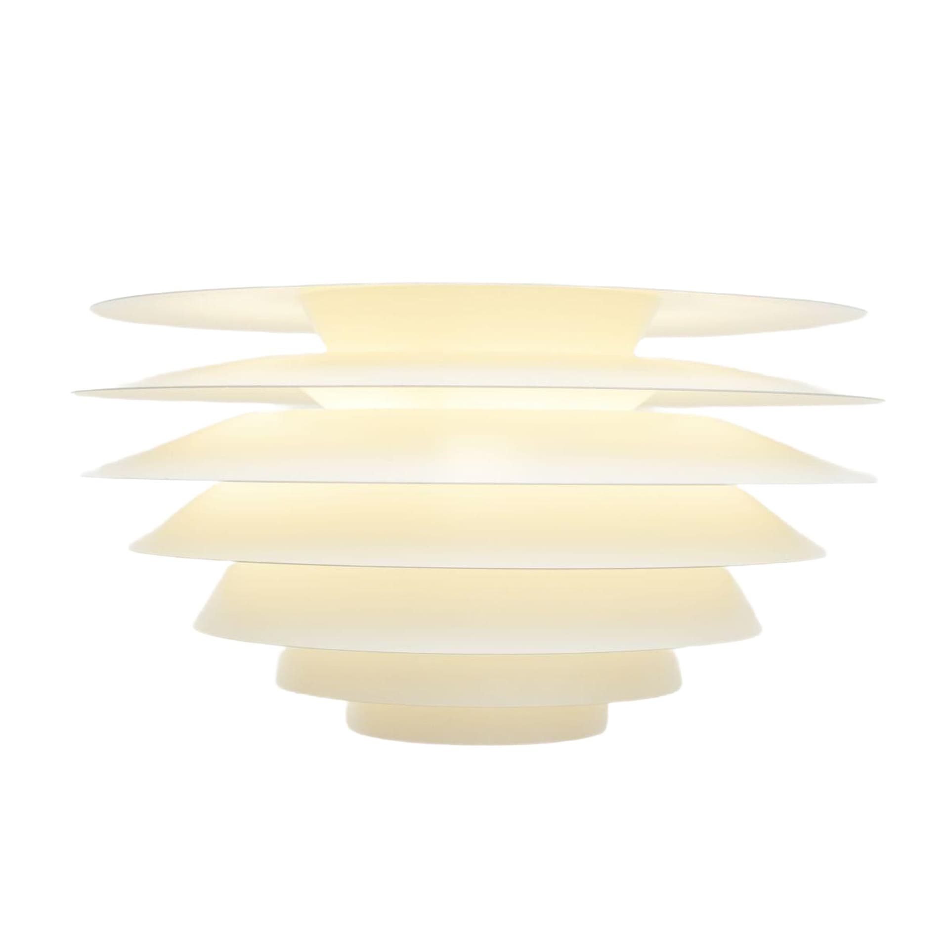 Pendant lamp Verona, white metal, by S. Middelboe, Lyfa, Denmark