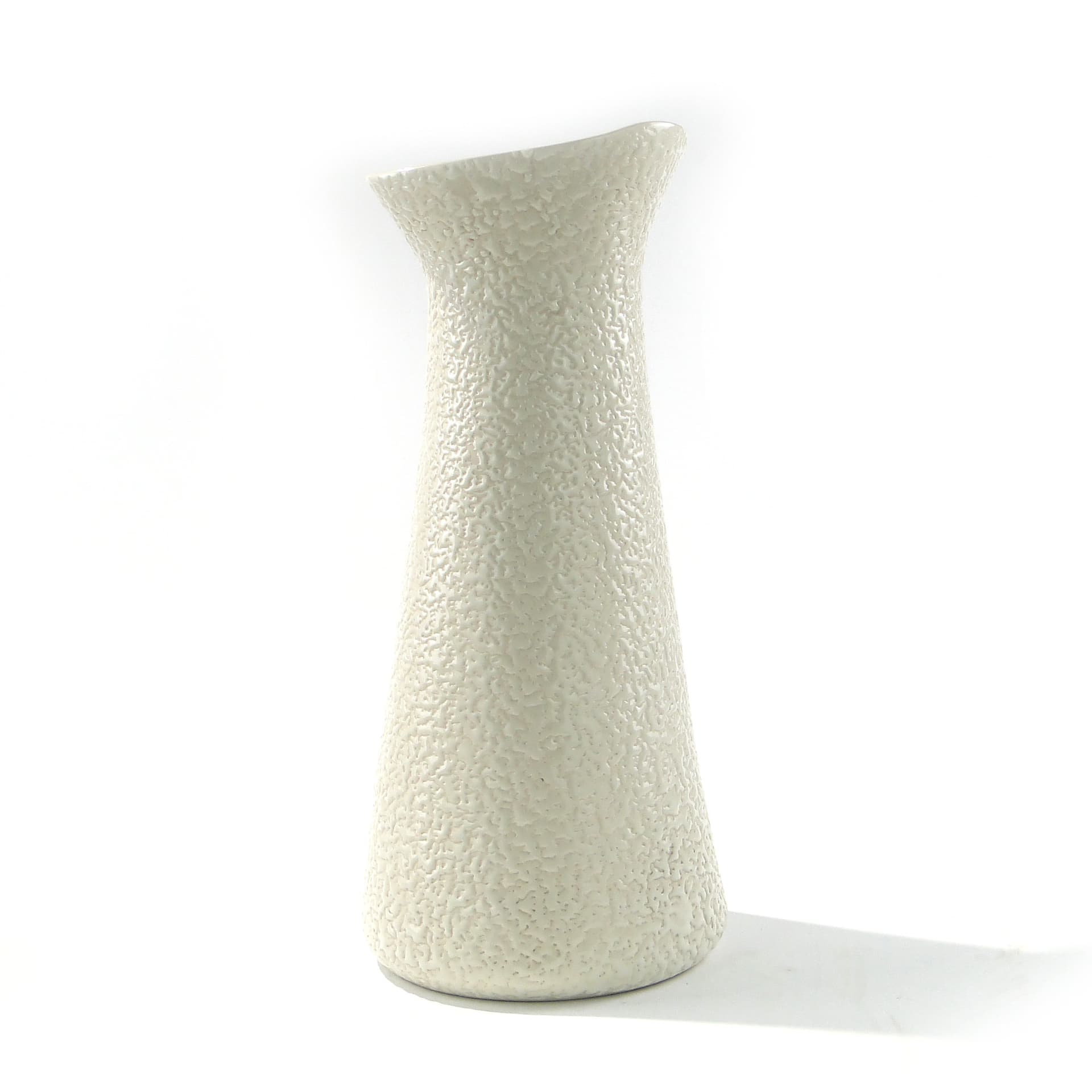 Wazon Noga Słonia, porcelit kość słoniowa, proj. W. Gołajewska, Polska, lata 60. - 158438