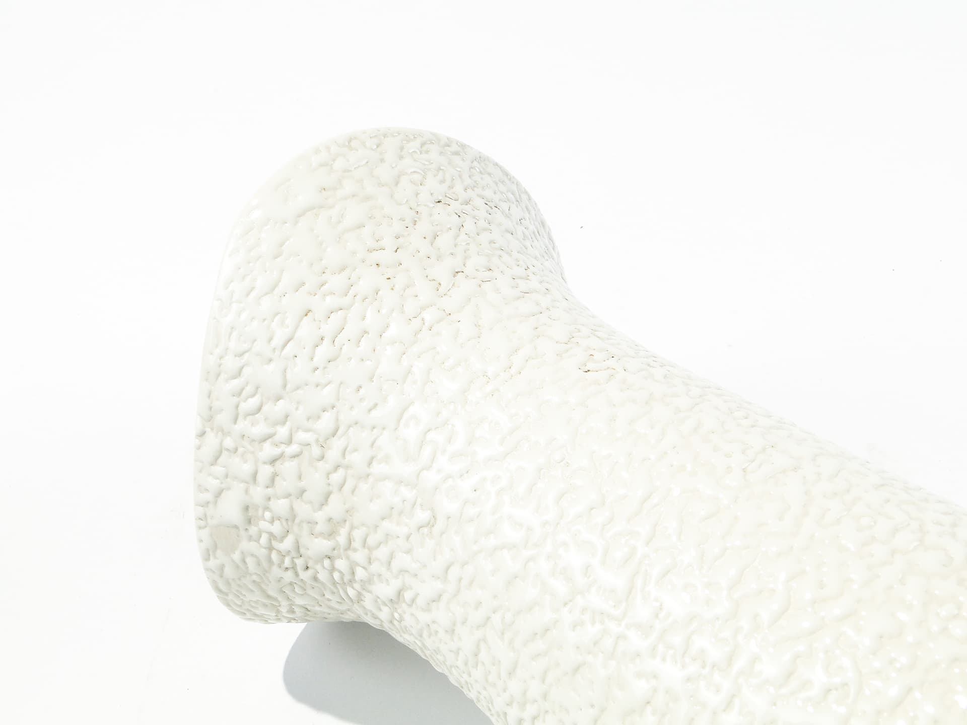 Wazon Noga Słonia, porcelit kość słoniowa, proj. W. Gołajewska, Polska, lata 60. - 158440