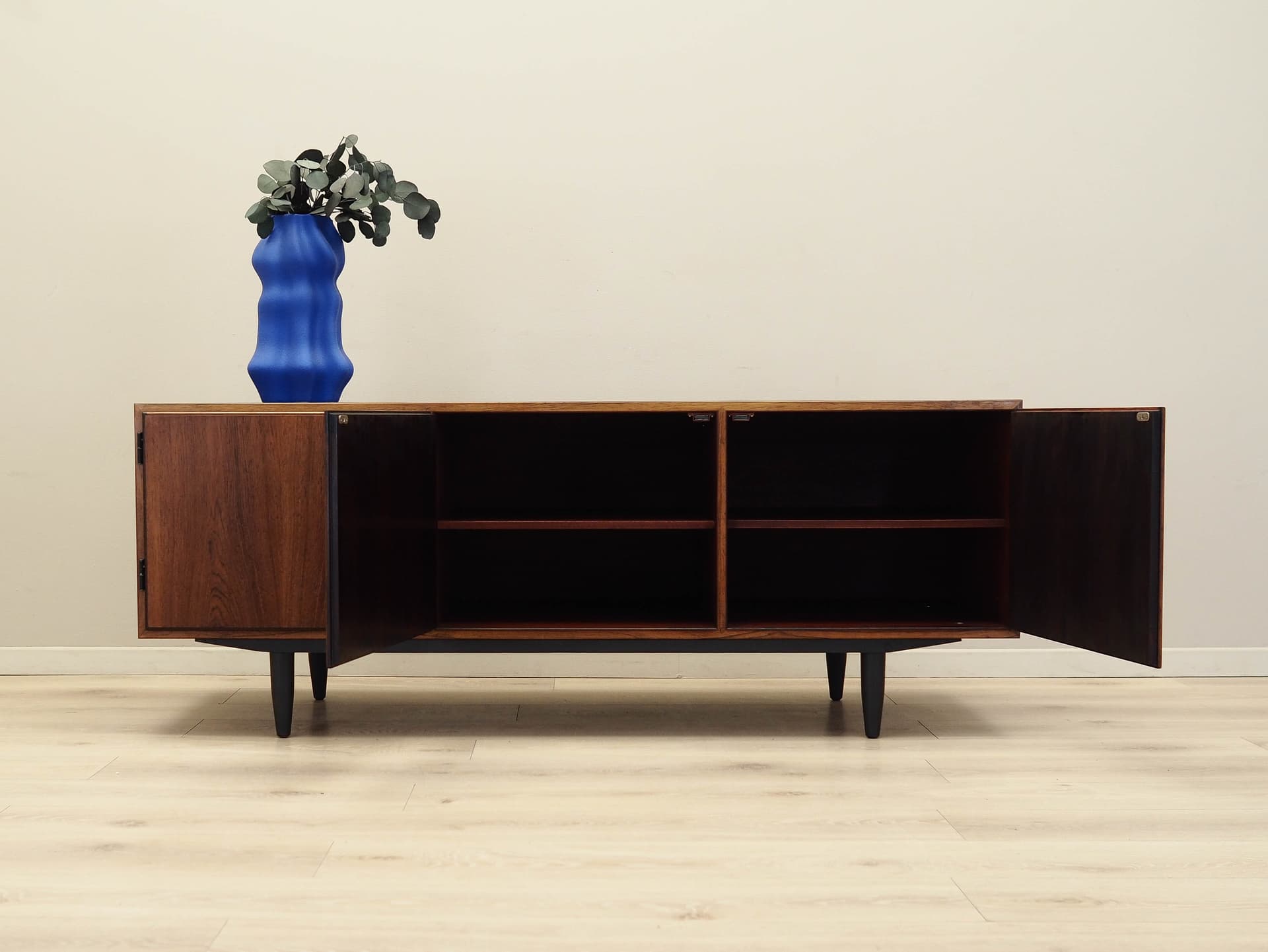Sideboard, dark brown, rosewood, Denmark, 1960s. - 158458