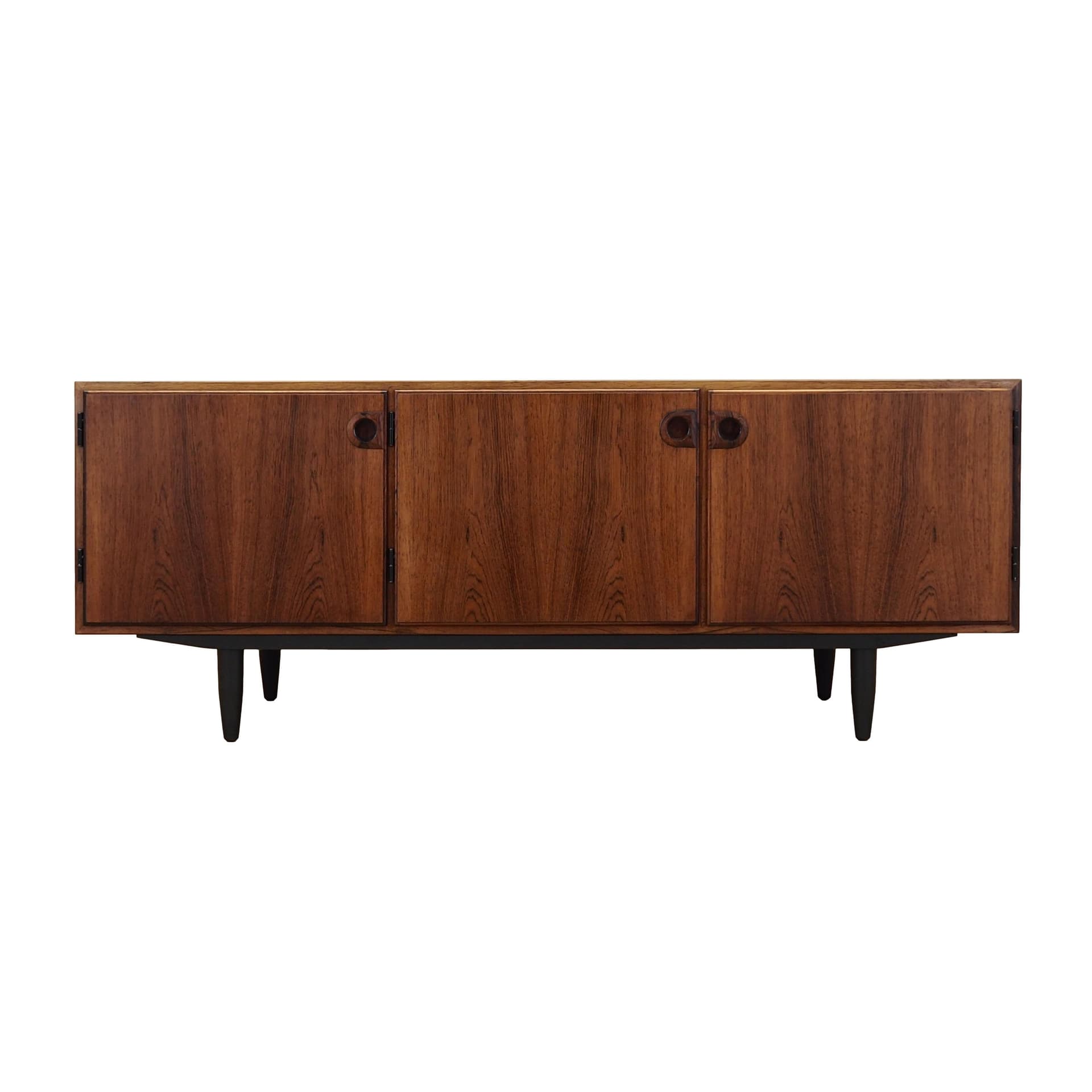 Sideboard, dark brown, rosewood, Denmark, 1960s.