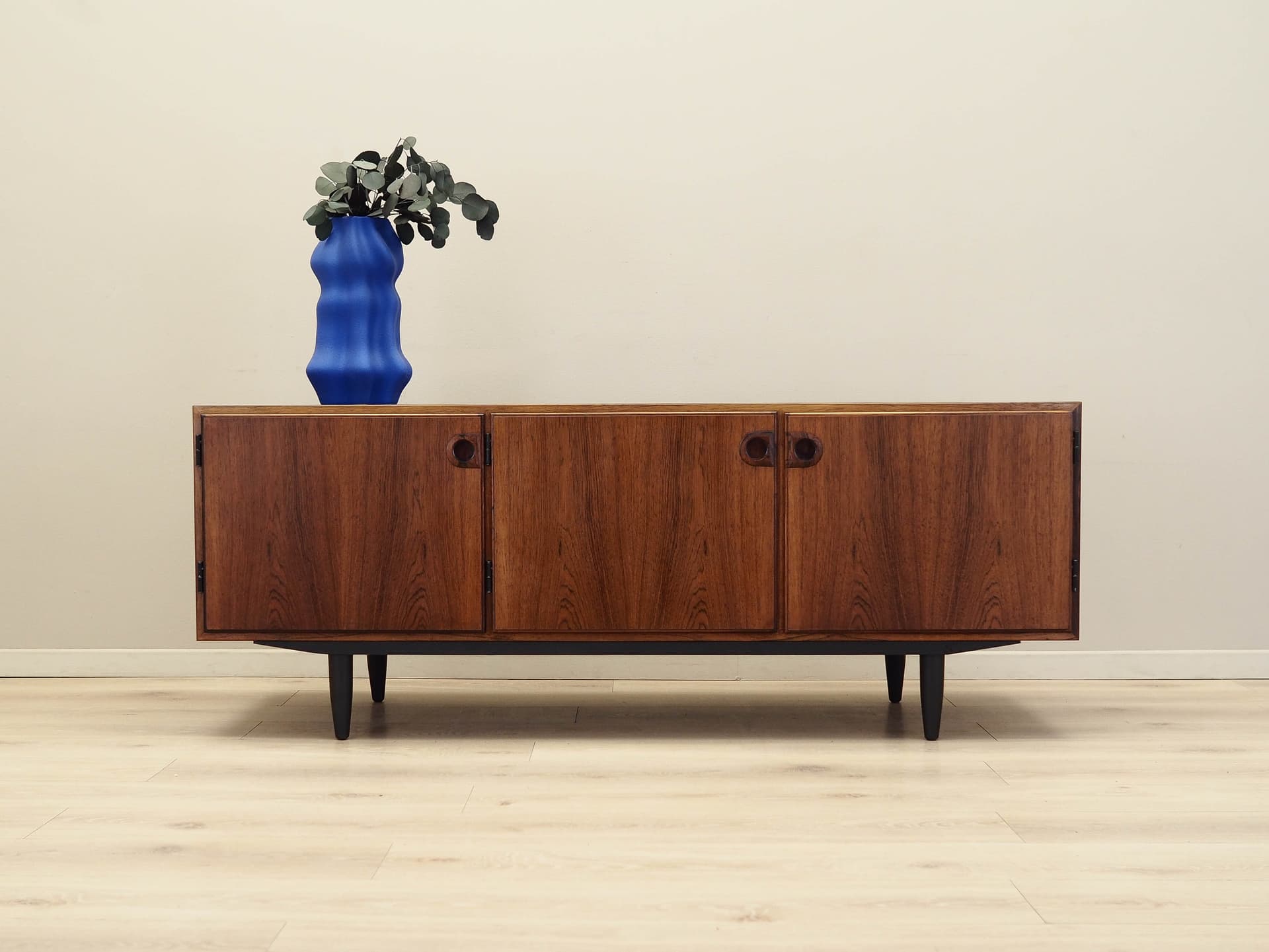 Sideboard, dark brown, rosewood, Denmark, 1960s. - 158457