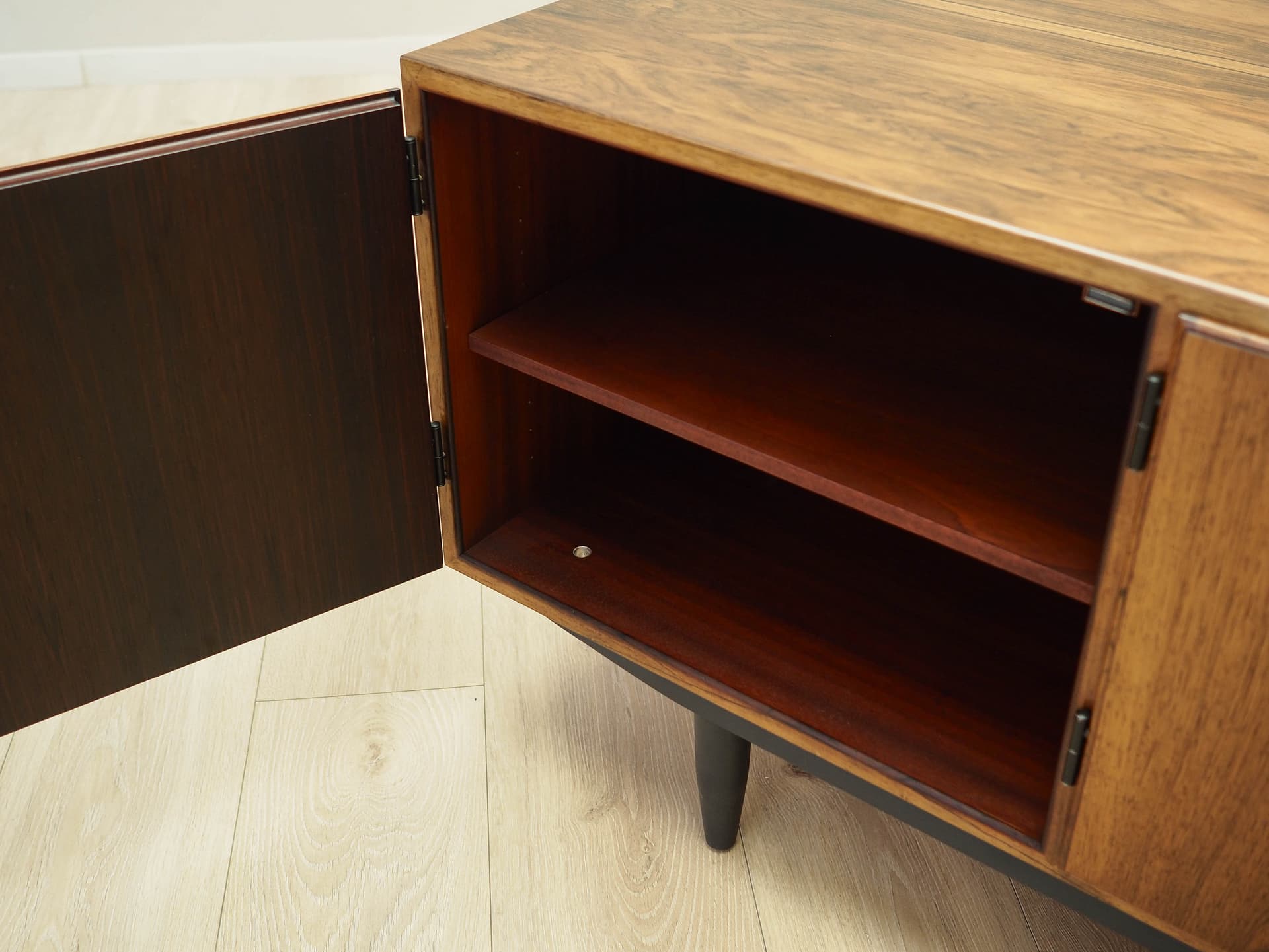 Sideboard, dark brown, rosewood, Denmark, 1960s. - 158466
