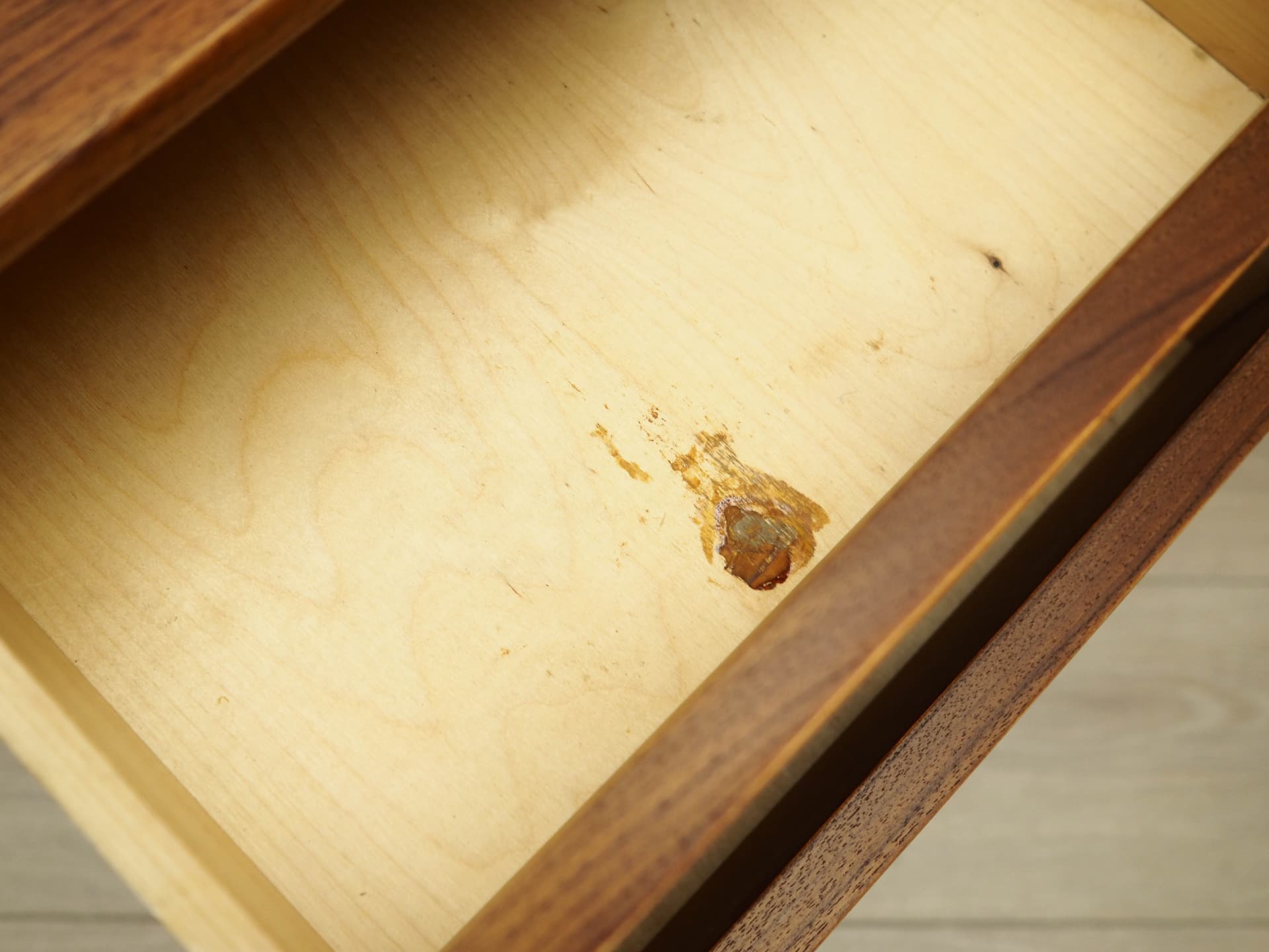 Toaletka, teak jasnobrązowy, Dania, lata 70. - 158642