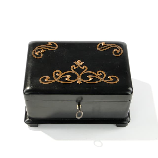 Secesyjna kaseta, Austro-Węgry 1900 - WYMIARY