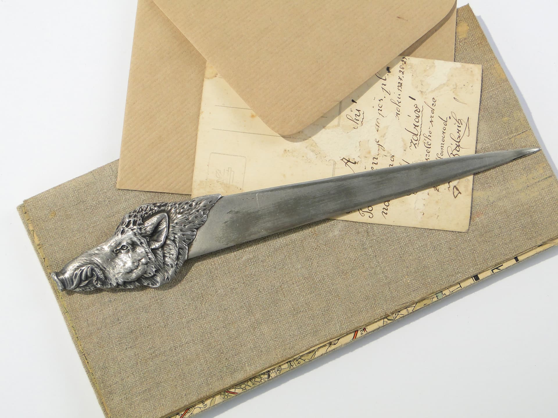 Nóż do listów z motywem dzika - 158843