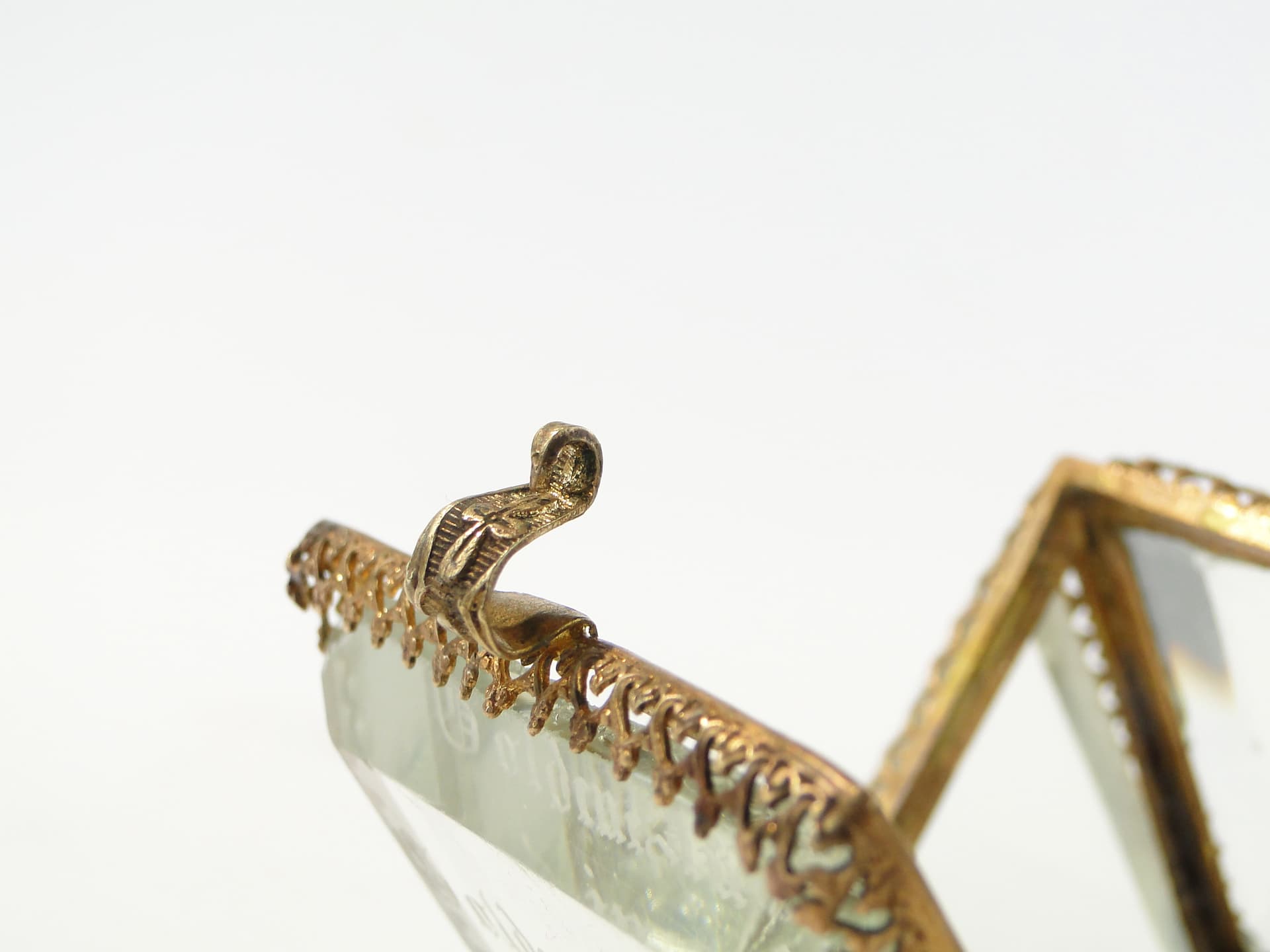 Kryształowe pudełko na biżuterię XIX w - 158852