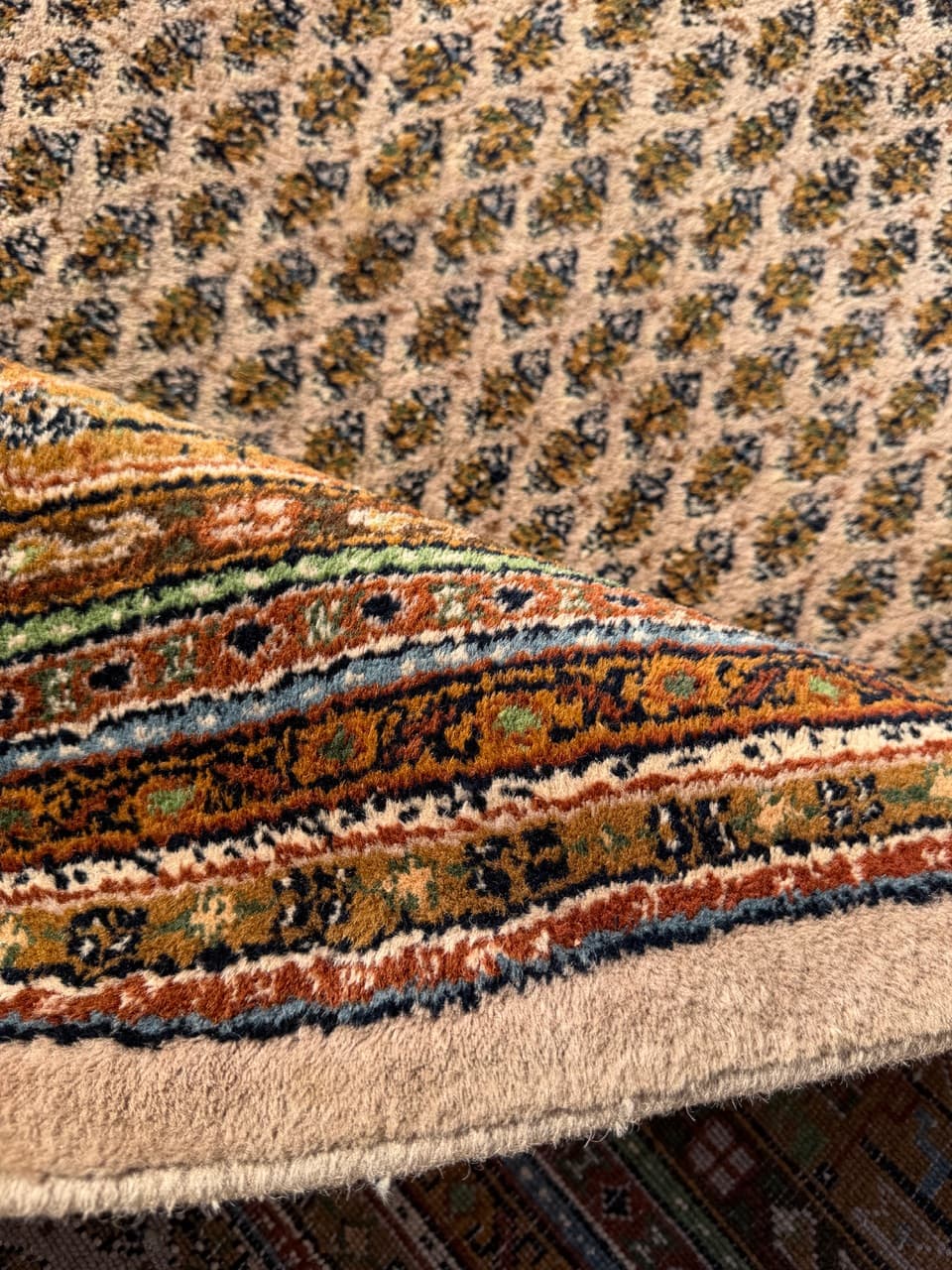 Dywan Indo Mir 365x255 cm, beżowy, wełna, Indie - 158856