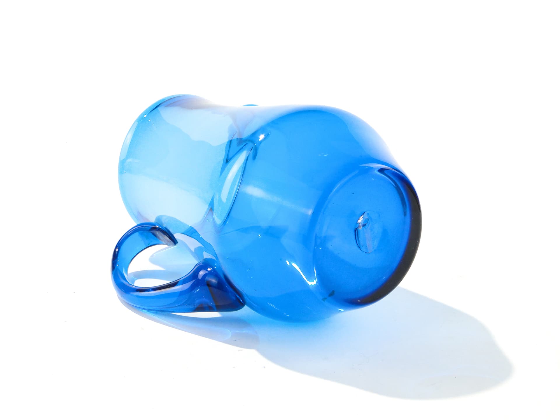 Dzban, turkusowy, proj. Z. Horbowy, Huta Sudety, Polska, 1971 - 159086