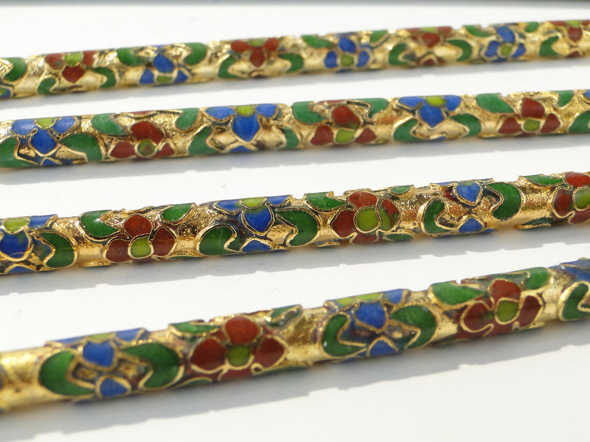 Pałeczki do sushi zdobione emalią 4 szt - 159098