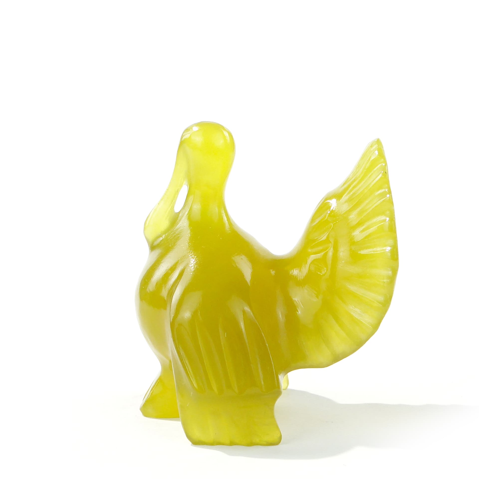 Figura indyka z jadeitu, lata 50. - 159136