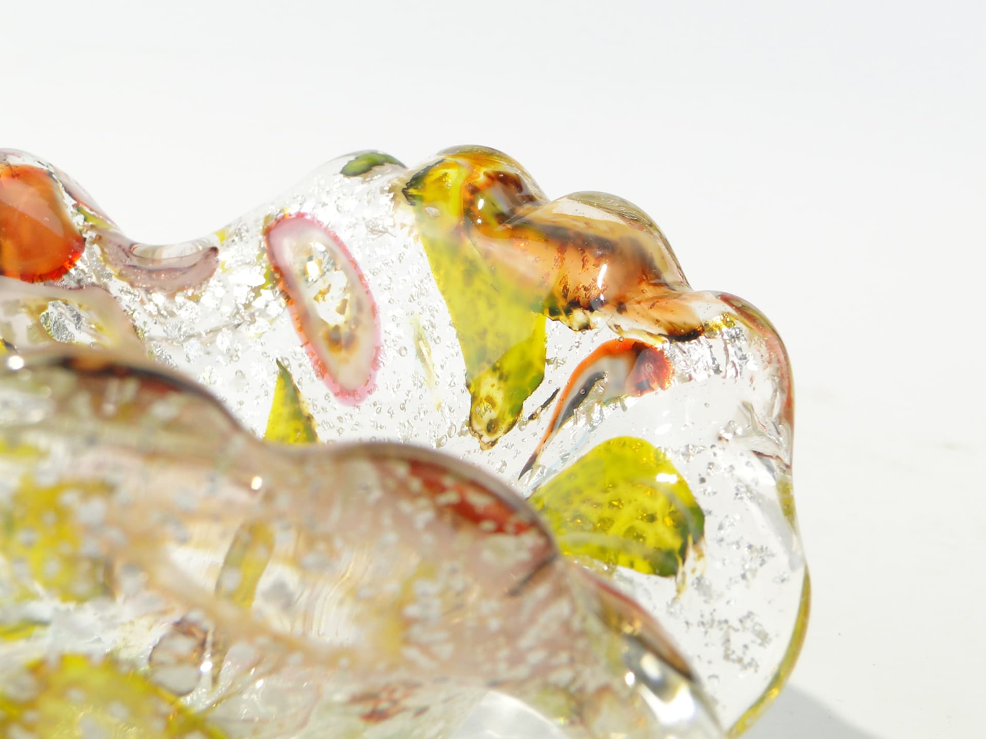 Wielobarwna patera Murano, Galliano Ferro 1950r. - 159205