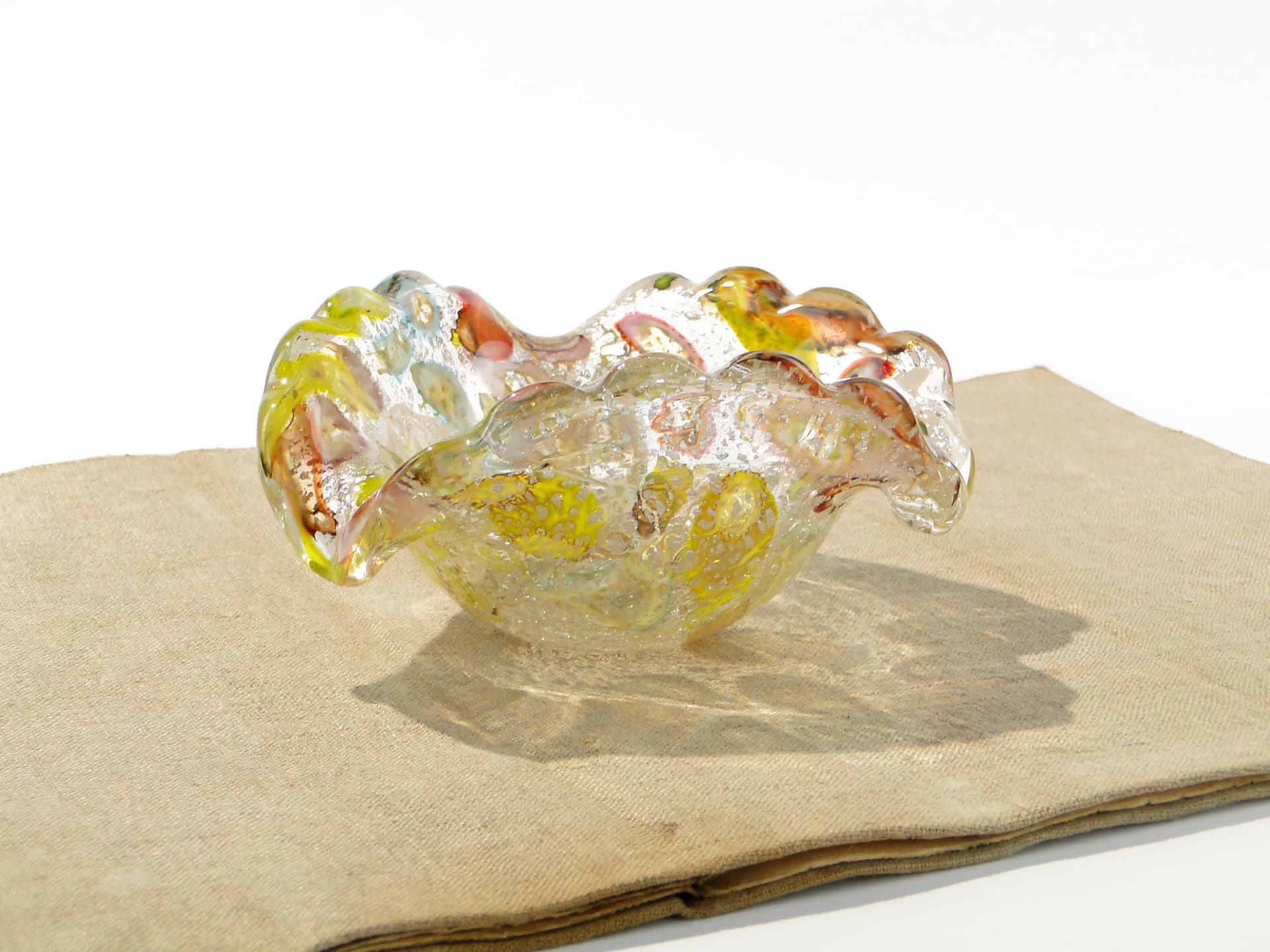 Wielobarwna patera Murano, Galliano Ferro 1950r. - 159208