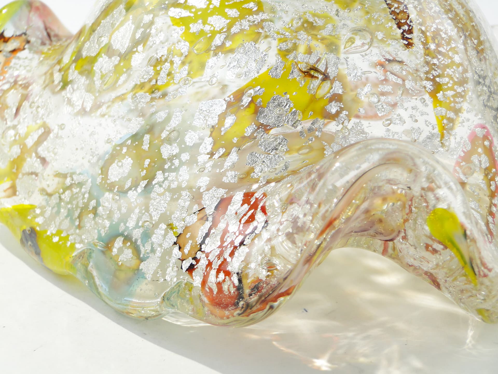 Wielobarwna patera Murano, Galliano Ferro 1950r. - 159207