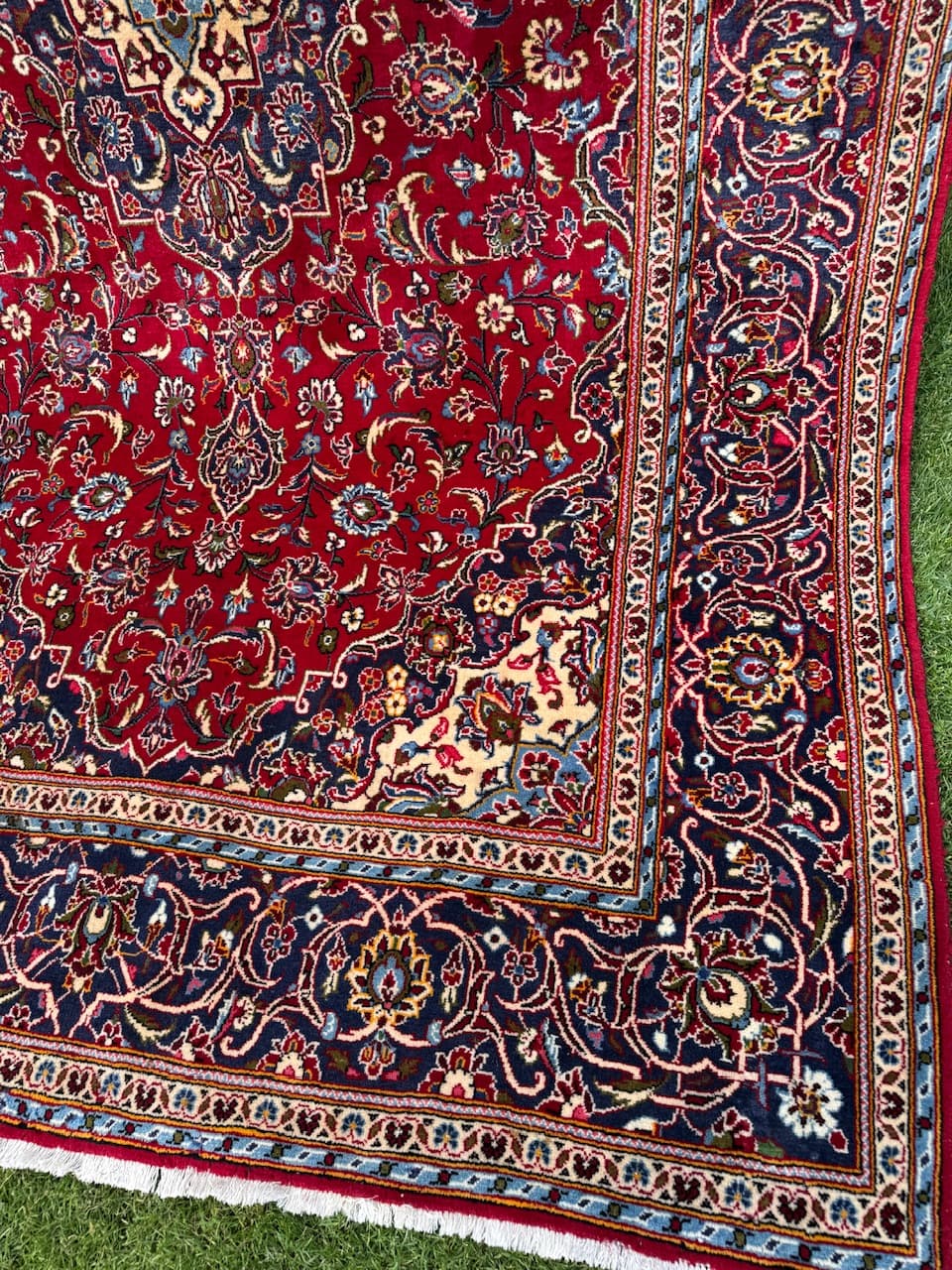 Dywan Keshan, czerwony, wełna, Iran, lata 90. - 159376